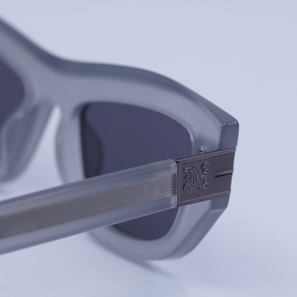 Palm Angels PERI10E CLAIRE 0907 Sunglasses Grey Cat Eye Frame, Dark Grey Lenses - Picture 8 of 9